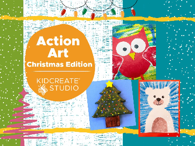 Action Art- Christmas Edition/ Weekly Class (2-5Y)