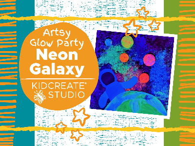 Kidcreate Studio - Chicago Lakeview. Date Night- Galaxy Glow Party (3-9 Years)